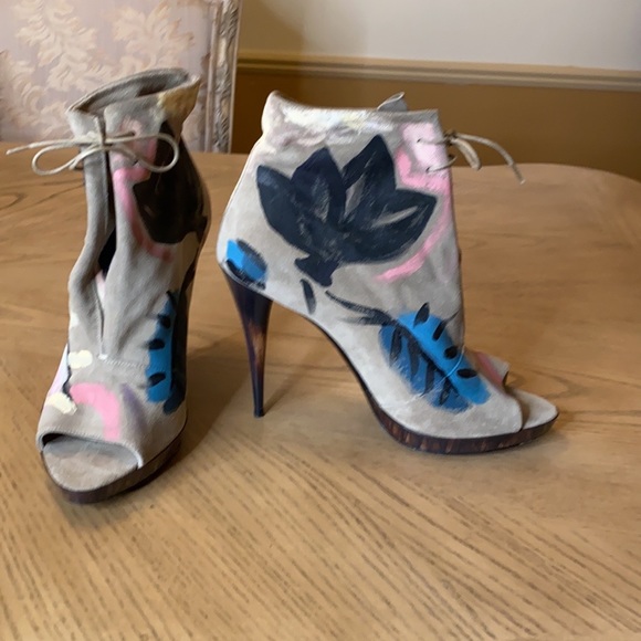 😂 Authentic Burberry Limited Edition Heel Ankle boots - Picture 7 of 10